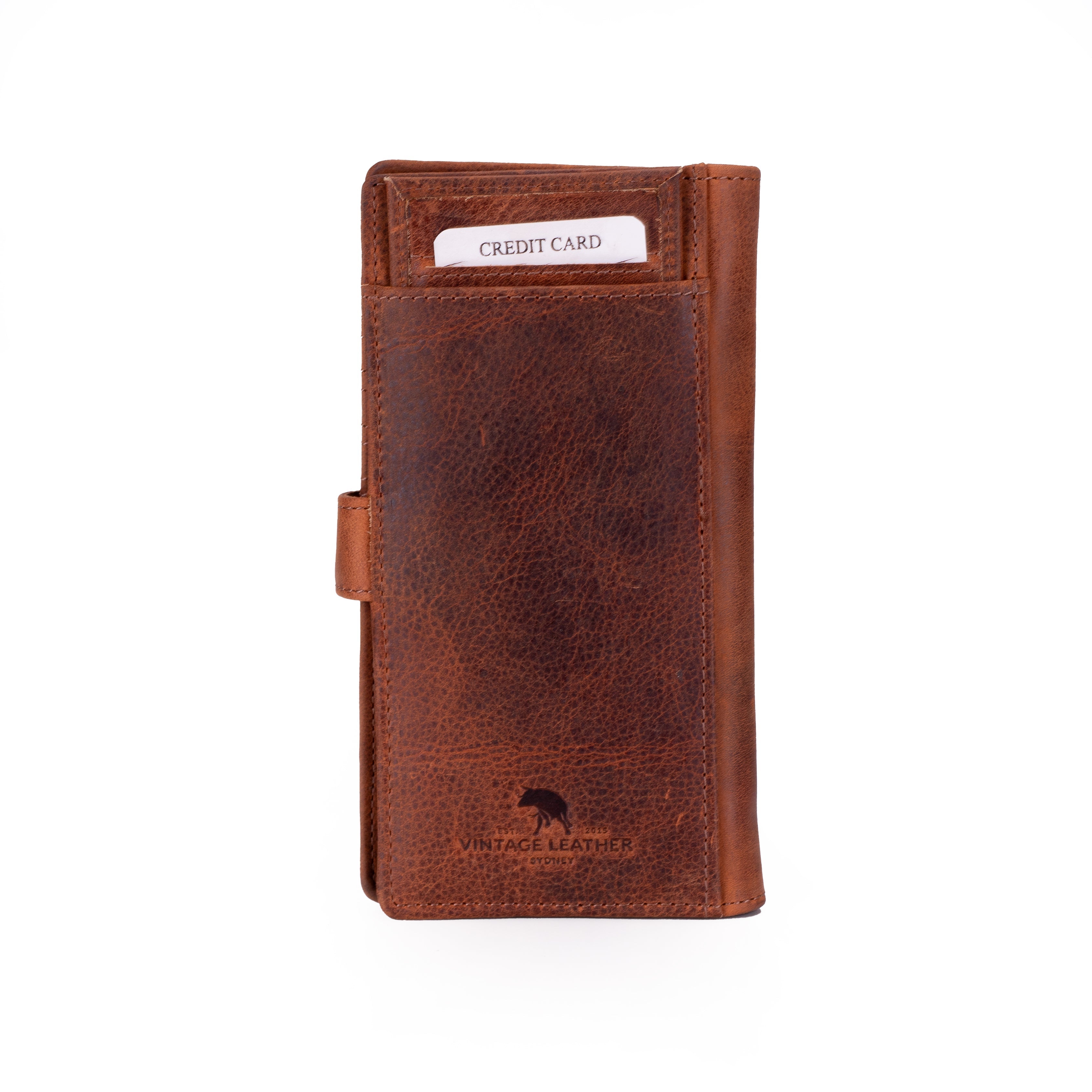 Leather Long Wallet Ashford