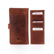 Leather Long Wallet Ashford