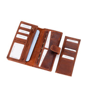 Leather Long Wallet Ashford