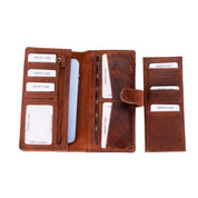 Leather Long Wallet Ashford