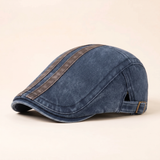 Denim Strip Cap