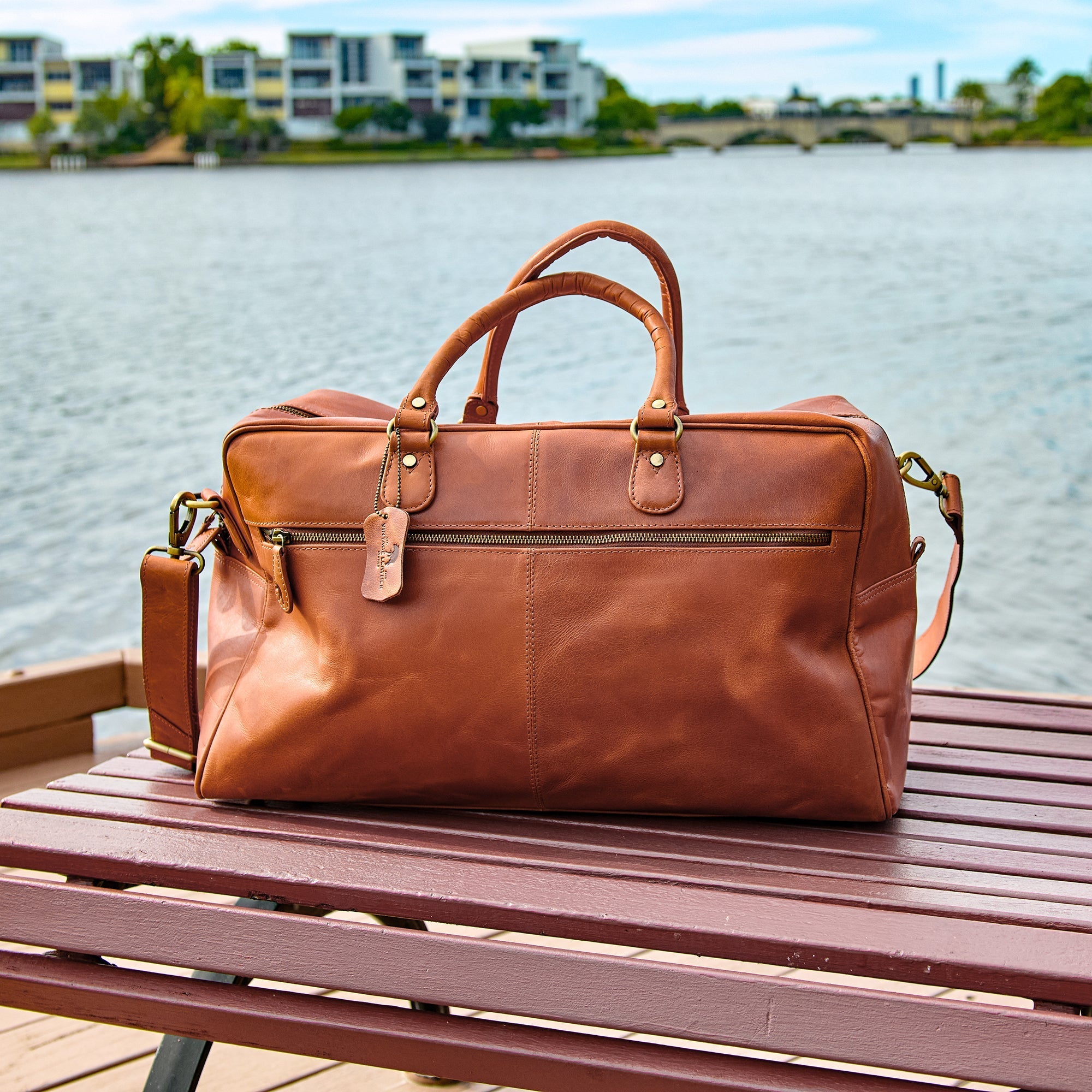 Leather Duffle Bag Regent