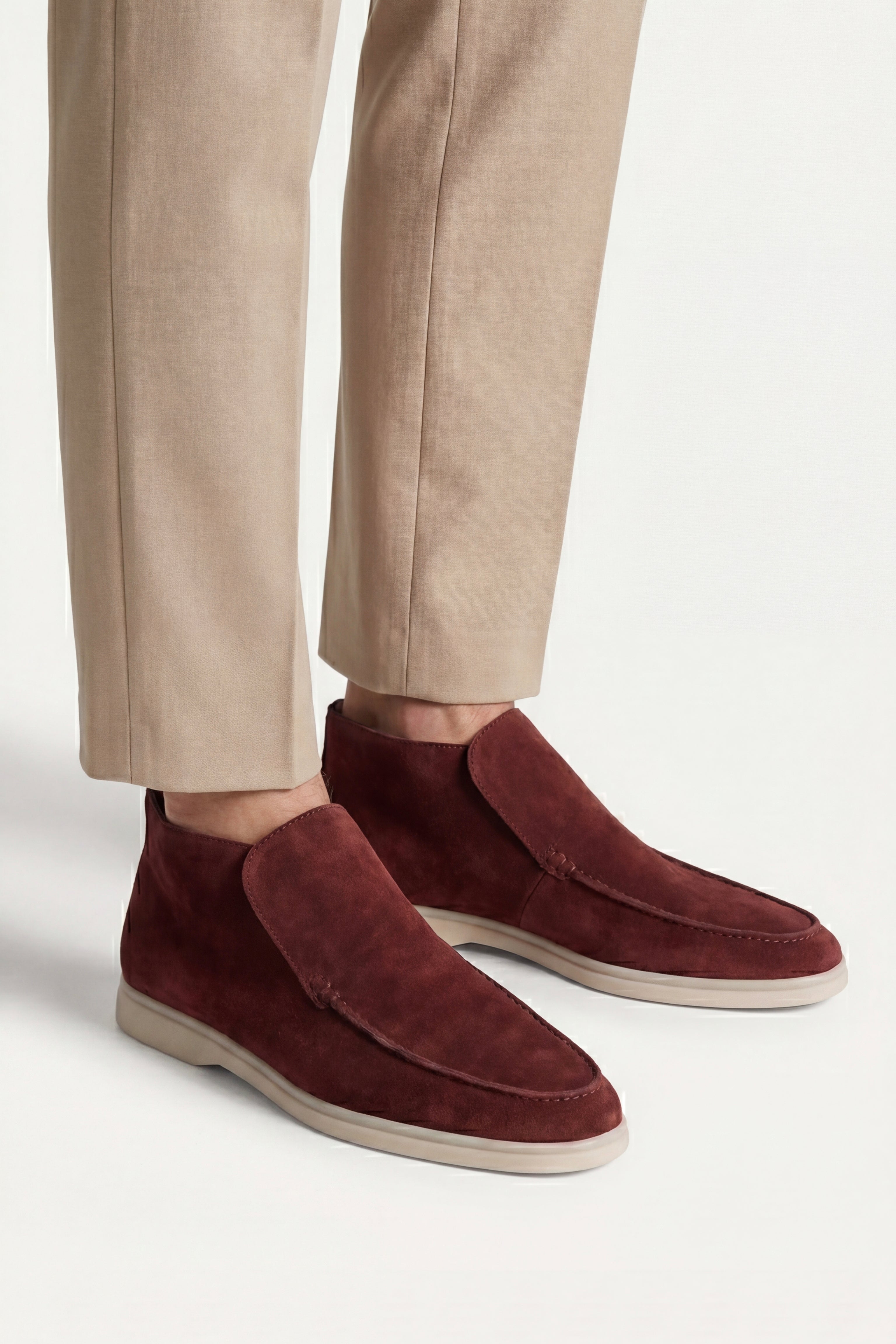 Capri High Top Loafer Burgundy