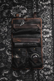Leather Hanging Toiletry Bag Rio