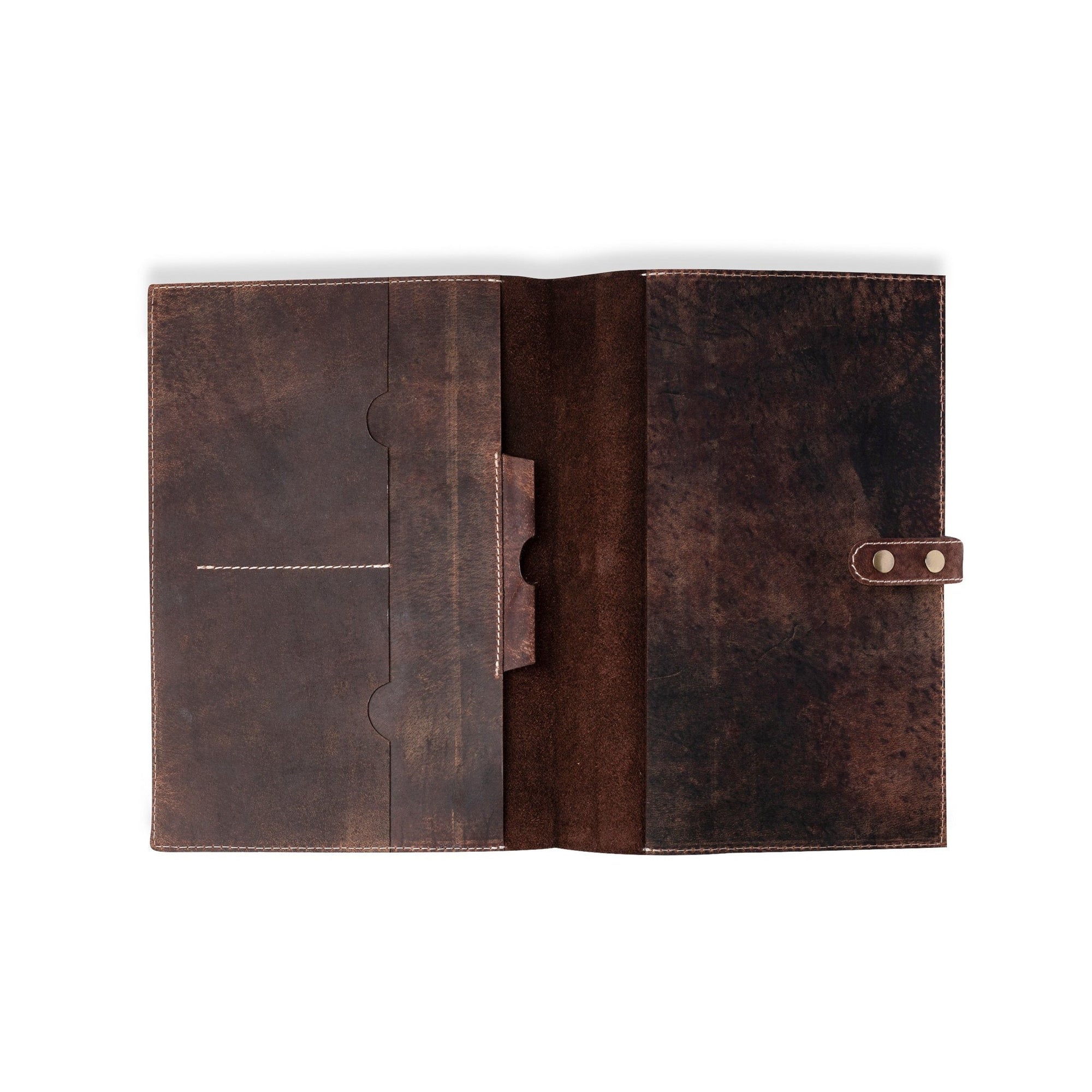 Leather A4 Notebook Cover - Oxford