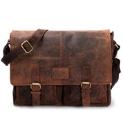 Leather Messenger Bag - Easton