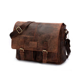 Leather Messenger Bag - Easton