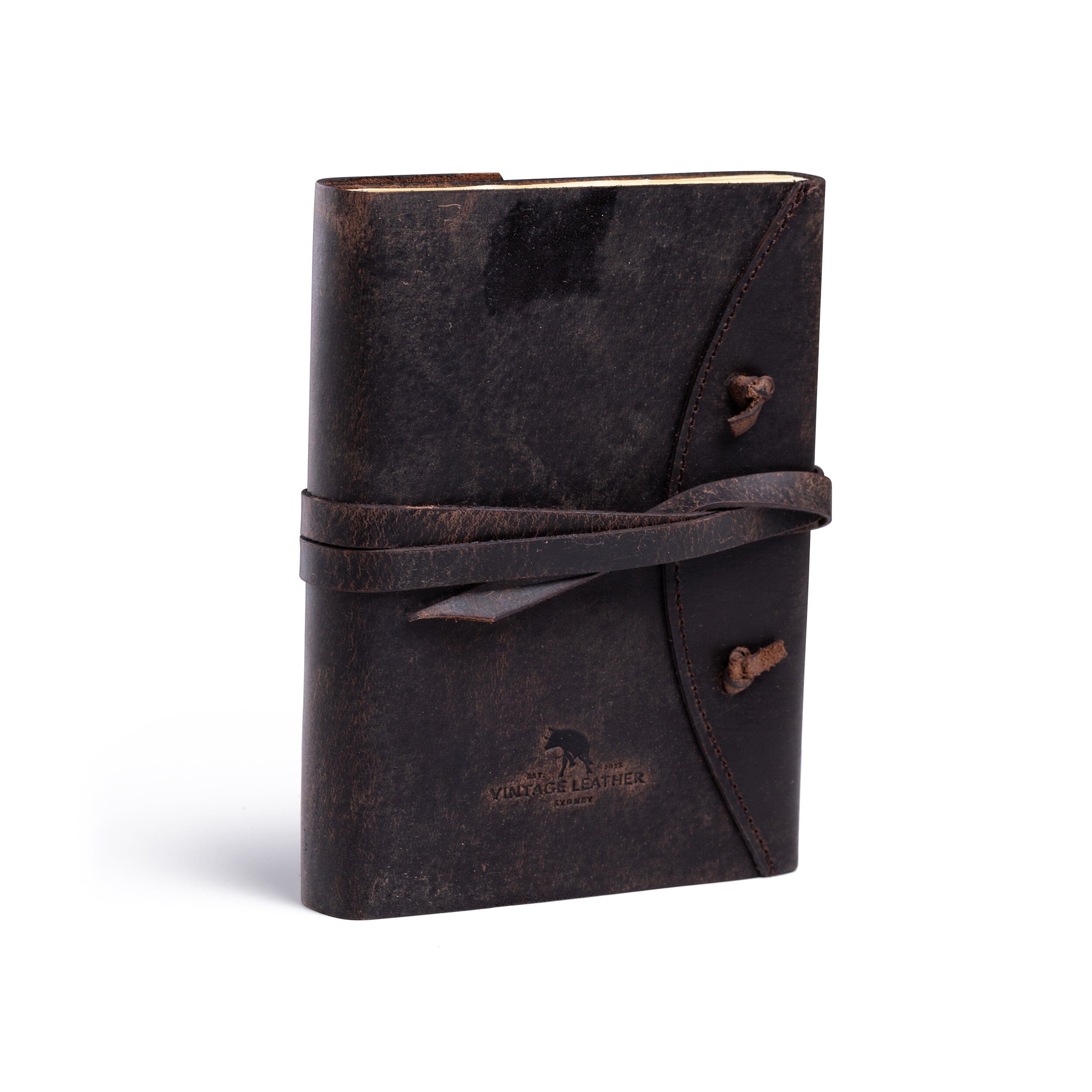 Personalised Leather Journal Acacia