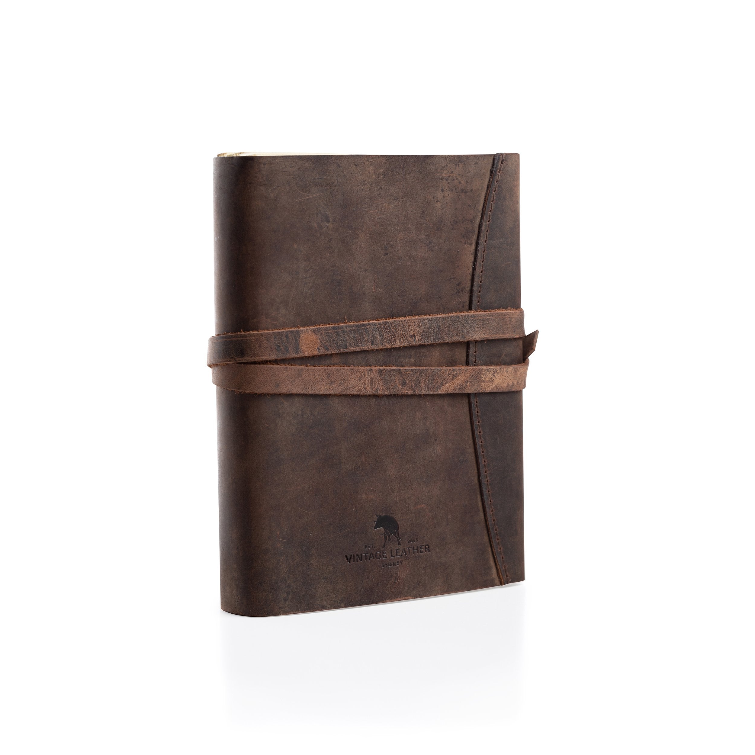 Leather Bound Journal Basil