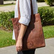 Leather Tote Bag Luna