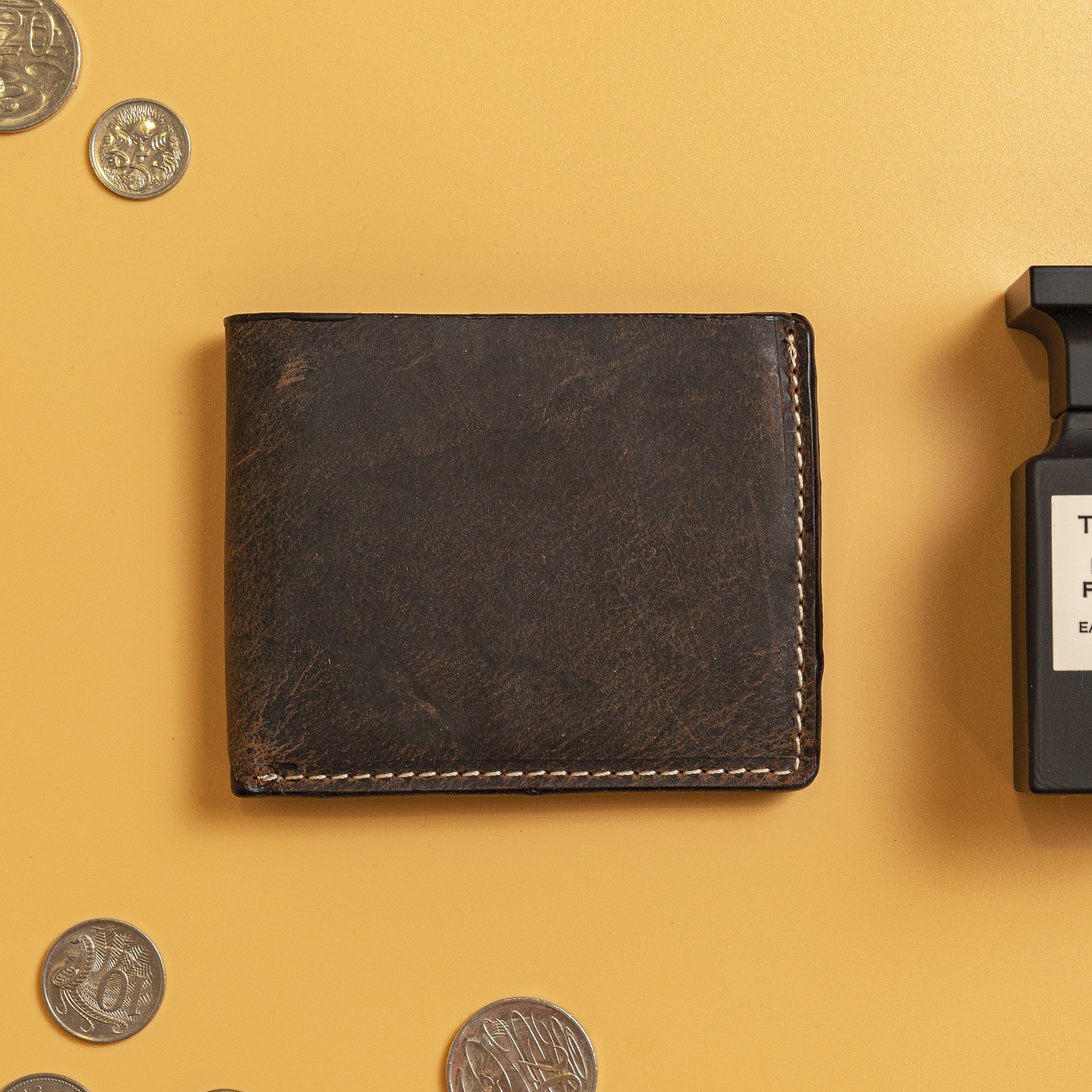 Mens Leather Bifold Wallet Lazaro