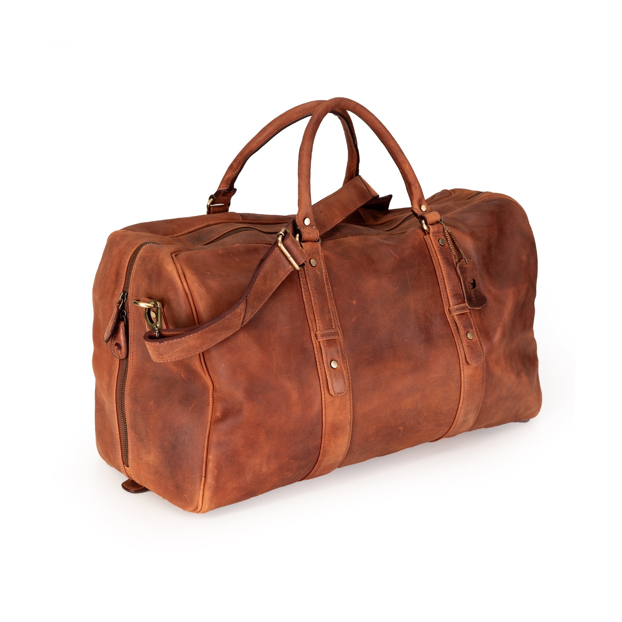 Leather Duffle Bag Monarch