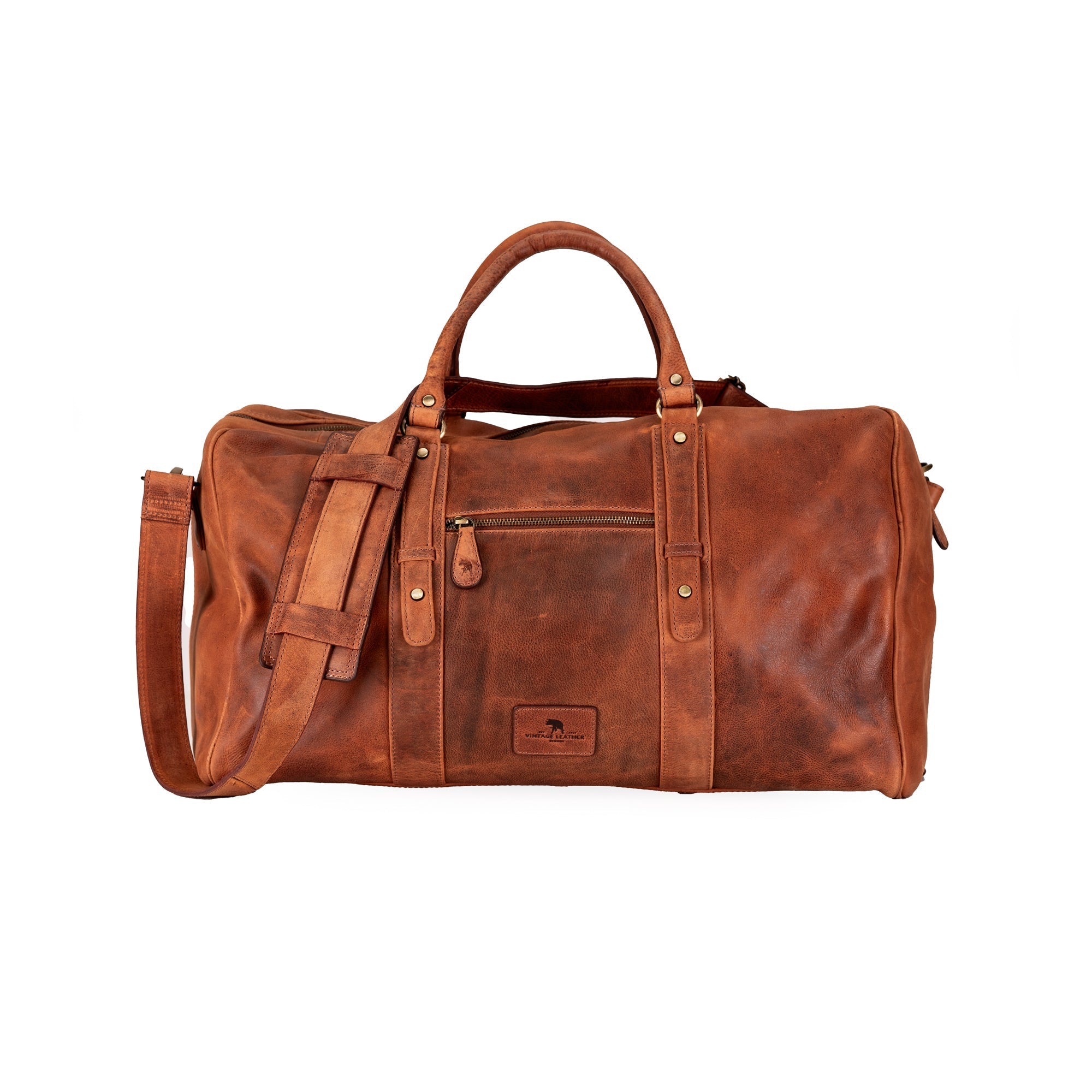 Leather Duffle Bag Monarch