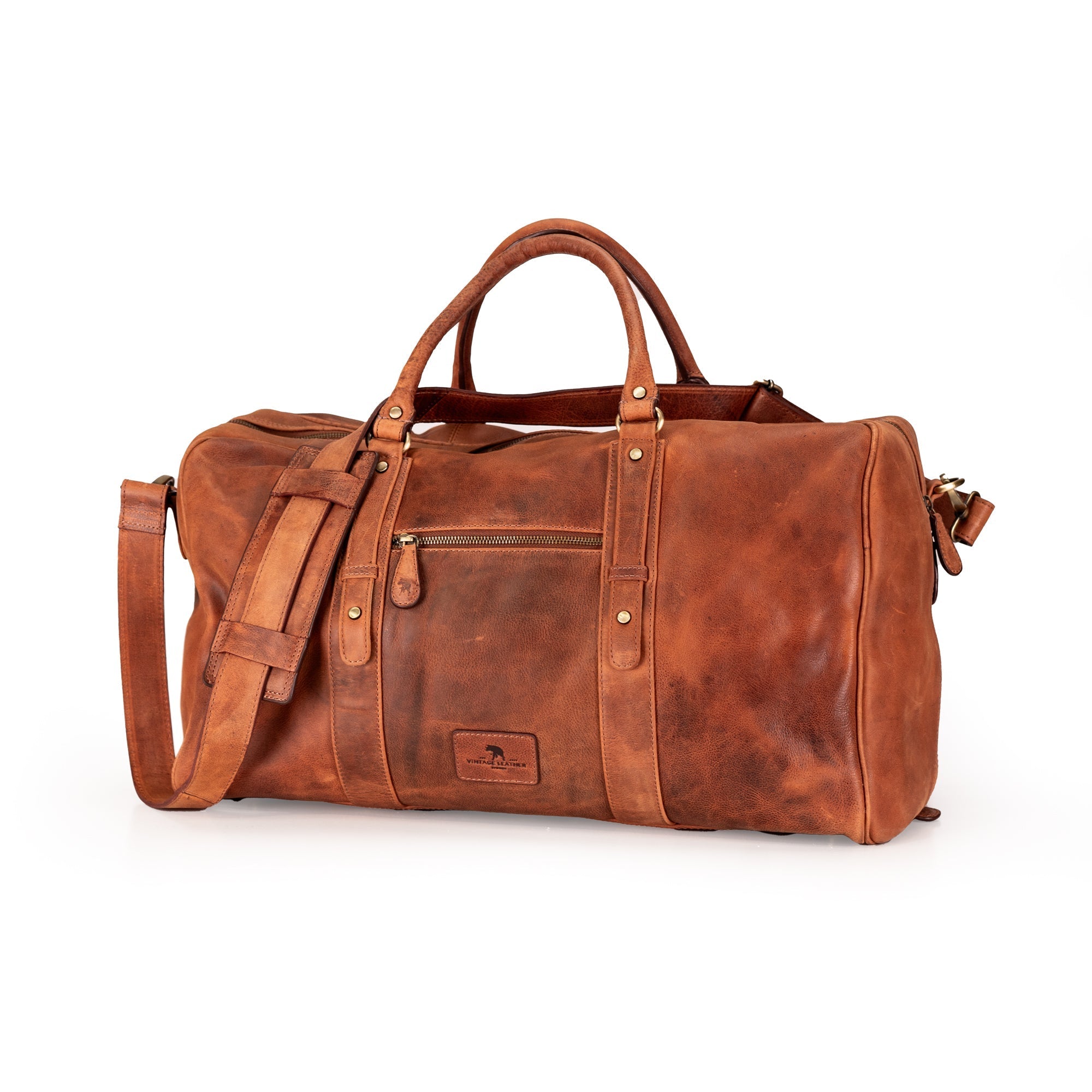 Leather Duffle Bag Monarch