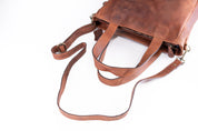 Leather Work Tote Bag Parsley
