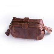 Leather Travel Toiletry Bag Manchester