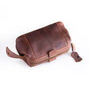 Leather Travel Toiletry Bag Manchester