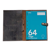 Leather A4 Notebook Cover - Oxford