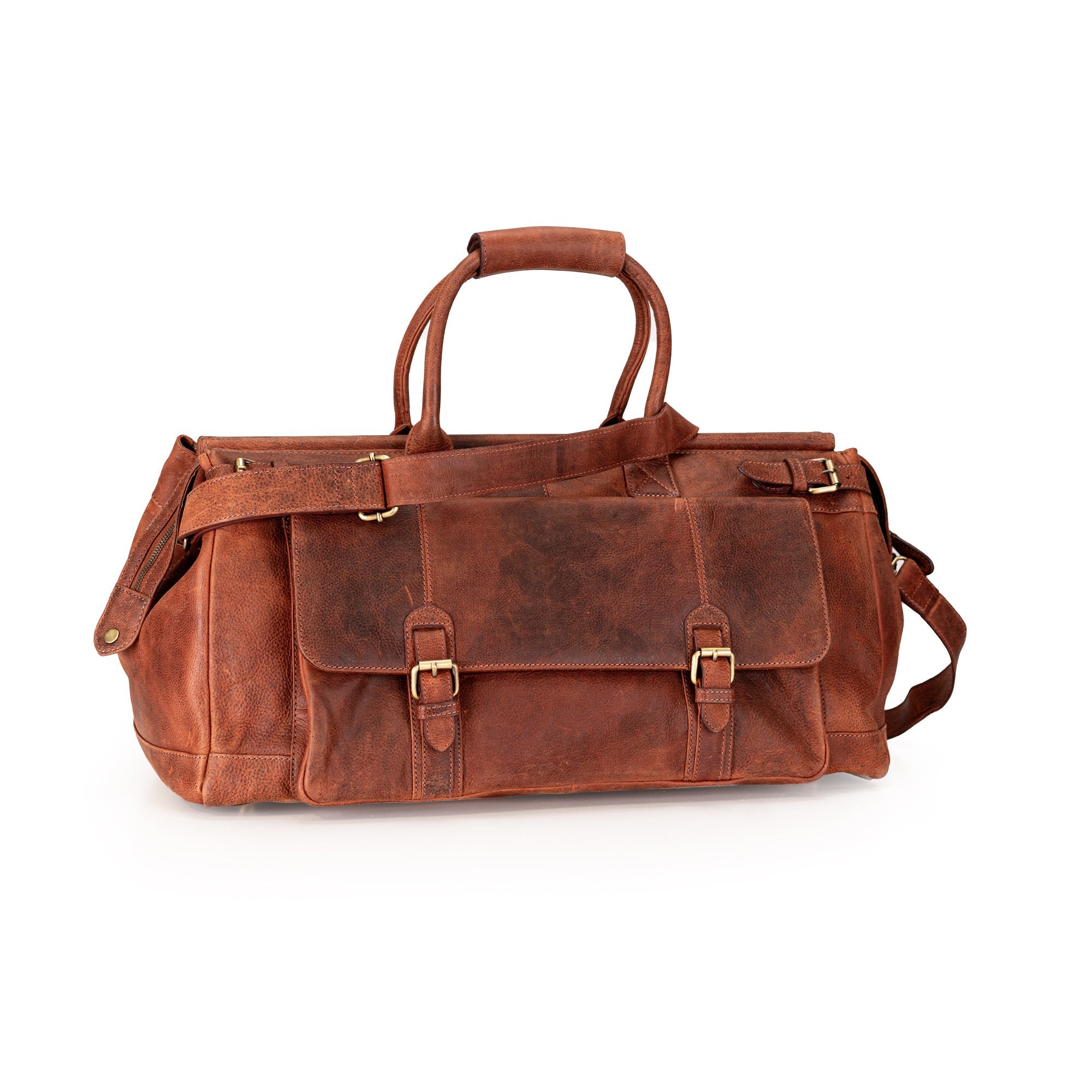 Leather Duffle Bag Voyager