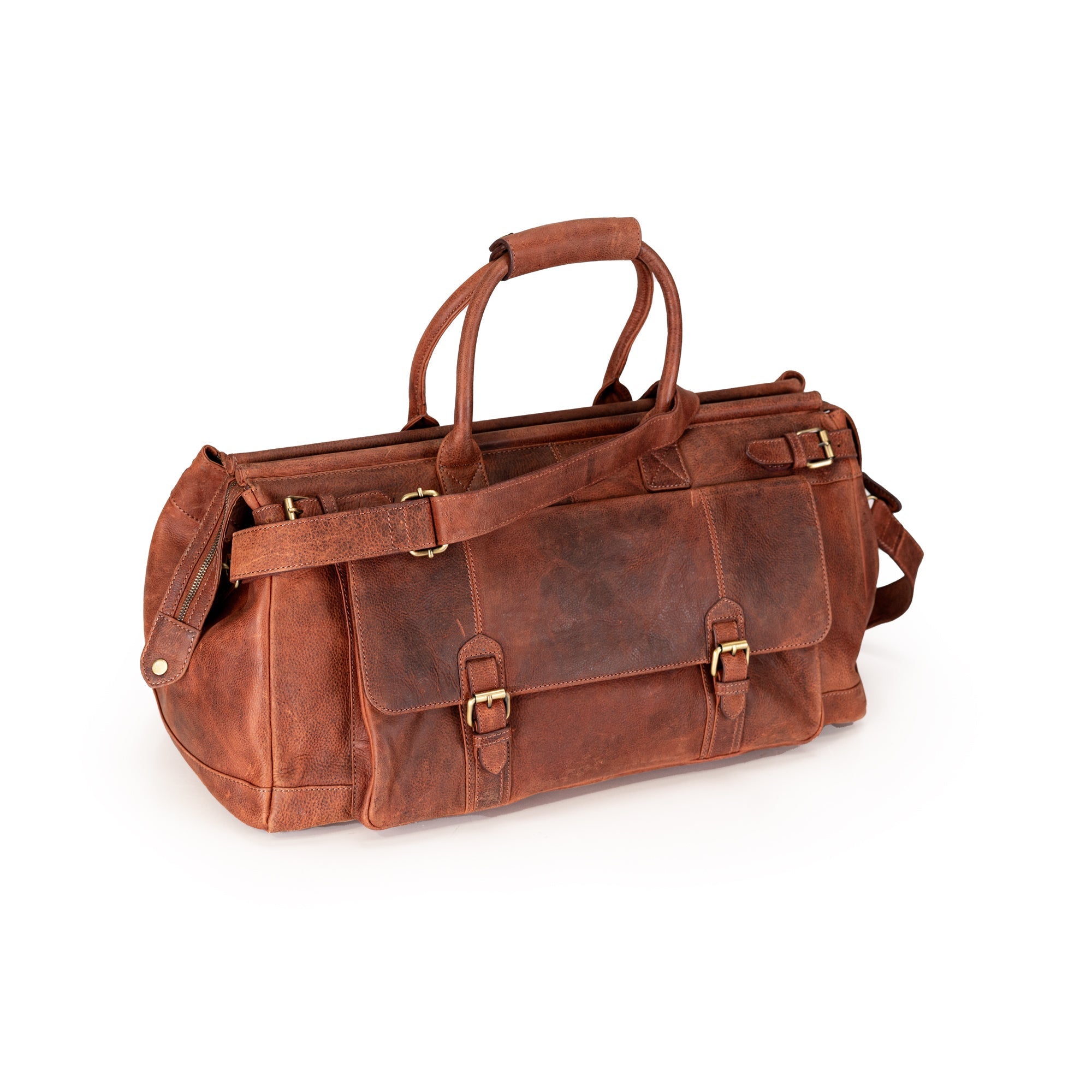 Leather Duffle Bag Voyager
