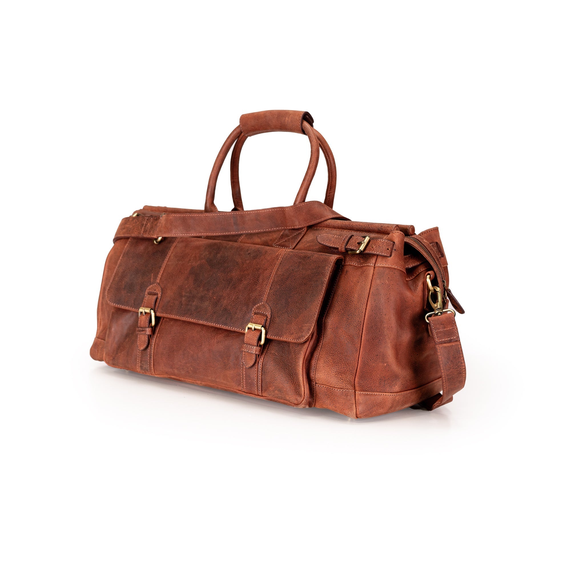 Leather Duffle Bag Voyager