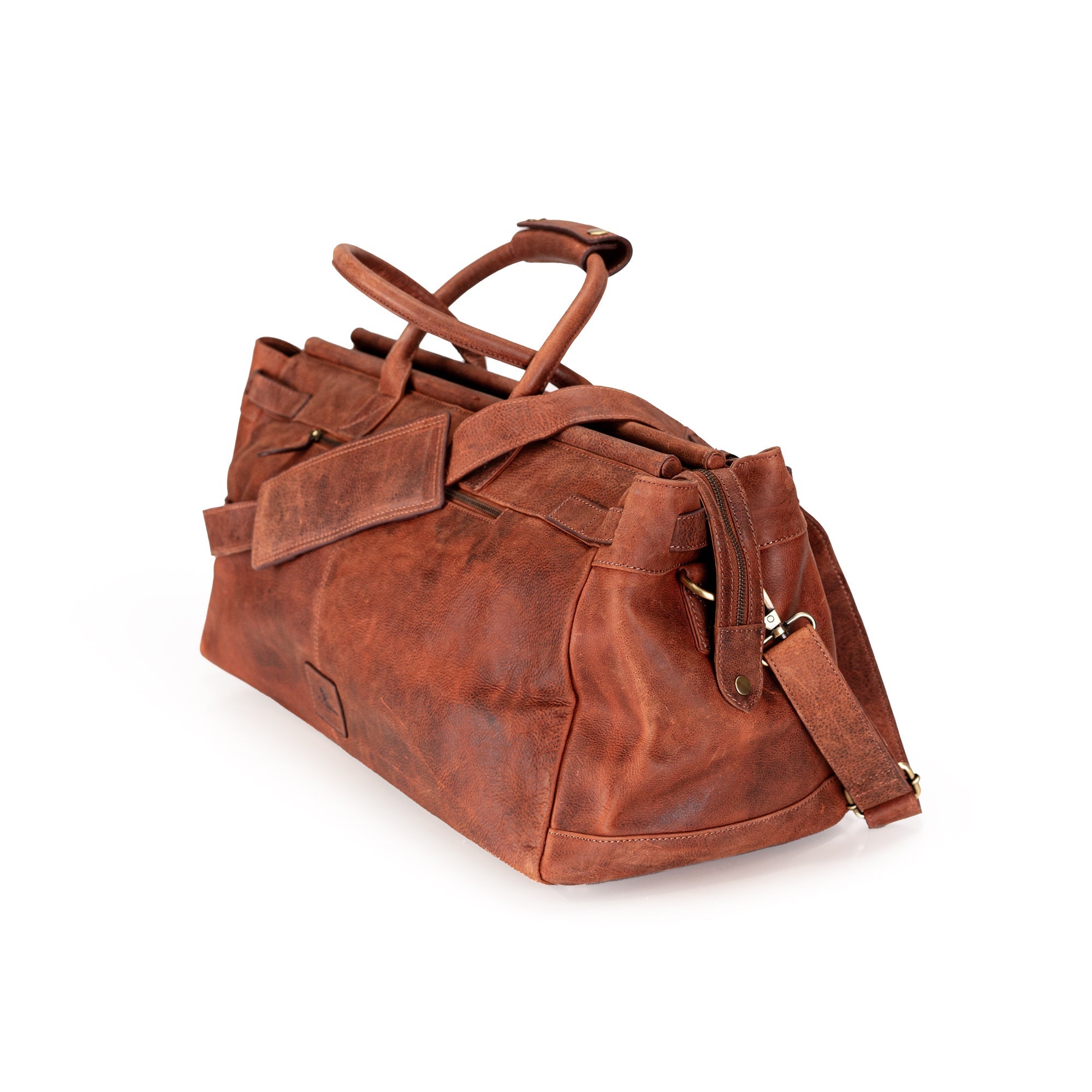 Leather Duffle Bag Voyager