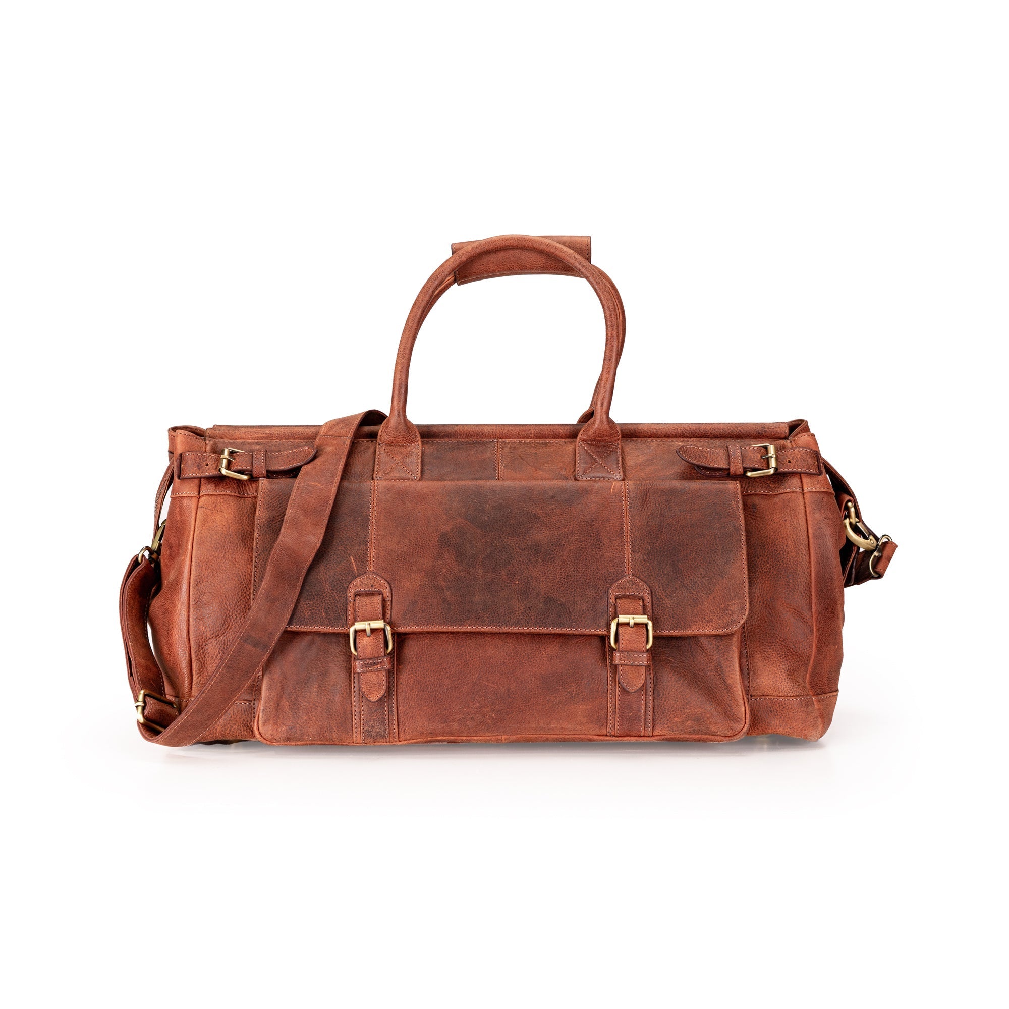Leather Duffle Bag Voyager